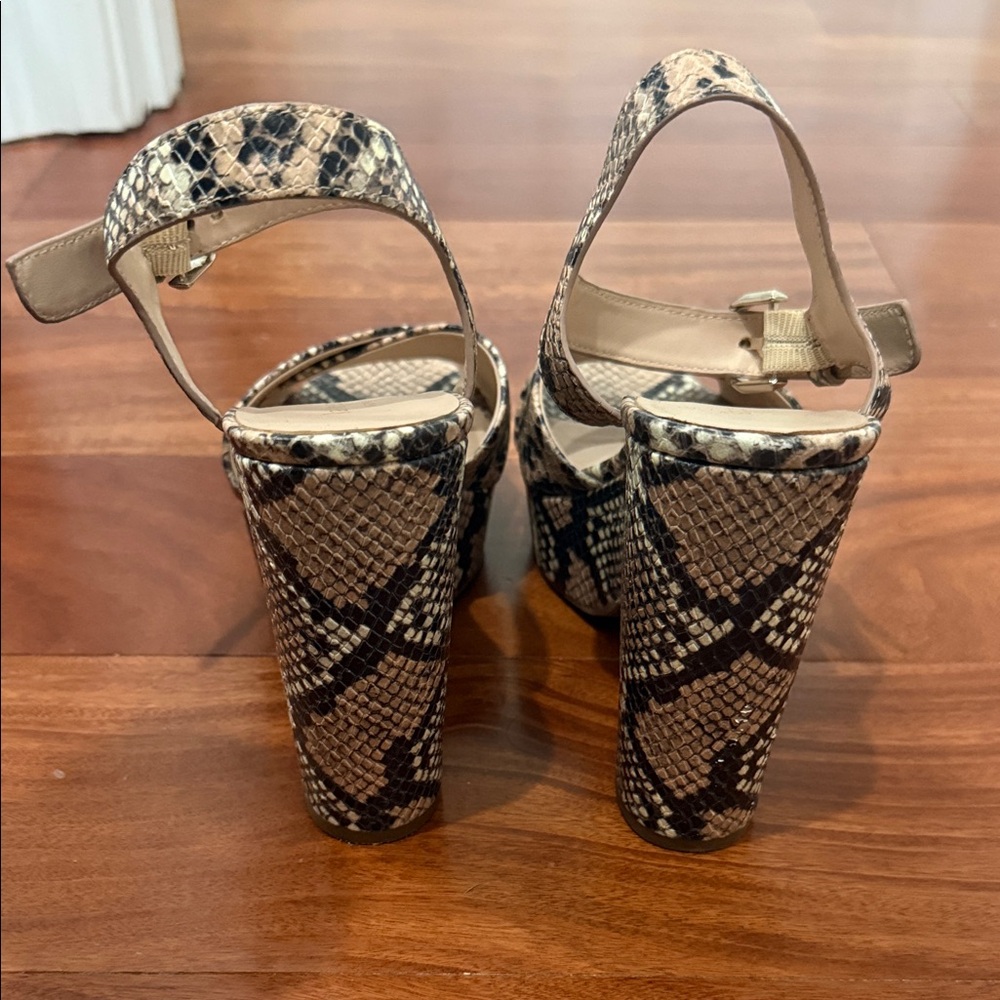 Kate Spade Grace Snake-Print Platform Sandals - Picture 4 of 6